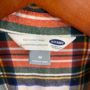 Old Navy Classic Plaid size M